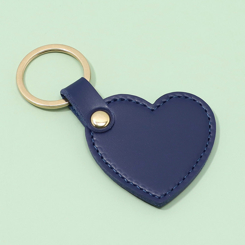 Wholesale Creative Heart Shaped Leather Keychains